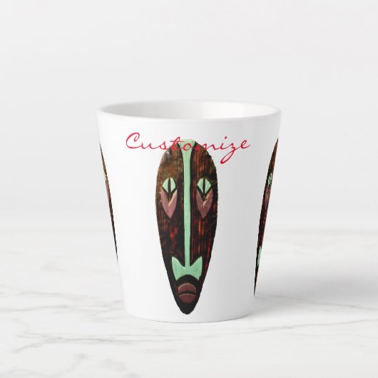 Long Tiki Mask Thunder_Cove Milchtasse (Vorderseite)