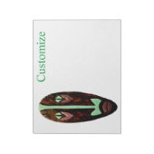Long Tiki Mask Thunder_Cove Notizblock (Rotiert)