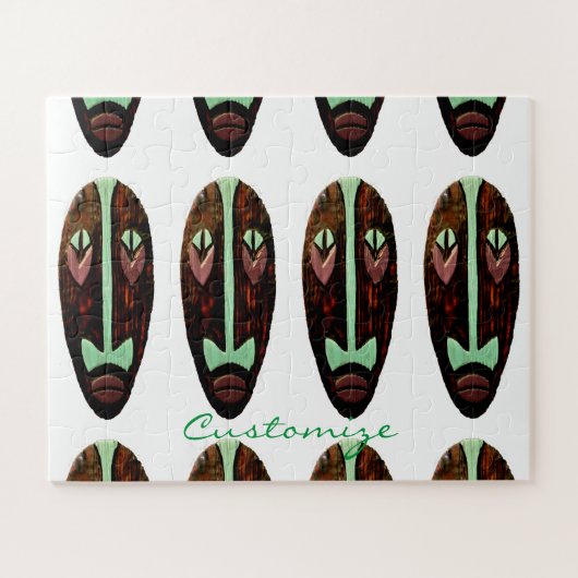 Long Tiki Mask Thunder_Cove Puzzle (Horizontal)