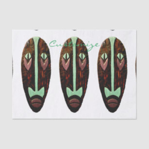 Long Tiki Mask Thunder_Cove Seidenpapier