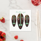 Long Tiki Mask Thunder_Cove Serviette (Beispiel)