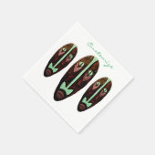 Long Tiki Mask Thunder_Cove Serviette (Ecke)