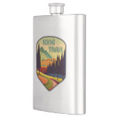 Long Trail Vermont Farben Flachmann (Links)