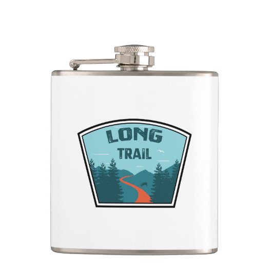 Long Trail Vermont Flachmann (Vorderseite)