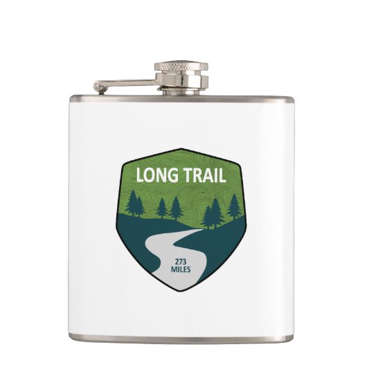 Long Trail Vermont Flachmann (Vorderseite)