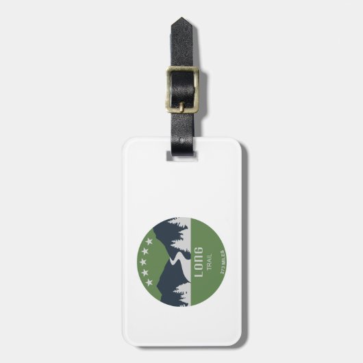 Long Trail Vermont Gepäckanhänger (Vorderseite vertikal)
