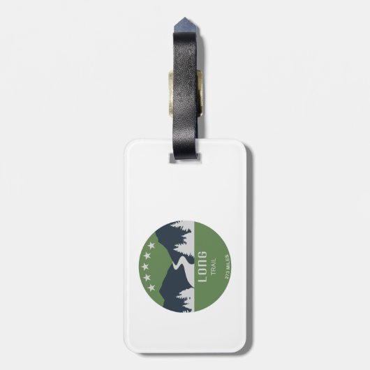 Long Trail Vermont Gepäckanhänger (Rückseite vertikal)