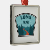 Long Trail Vermont Ornament Aus Metall (Rechts)
