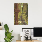 Long Trail Vermont Reiseplakat Poster (Heimbüro)