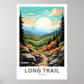 Long Trail Vermont Travel Print Poster (Vorne)