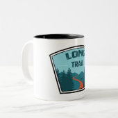 Long Trail Vermont Zweifarbige Tasse (Vorderseite Links)