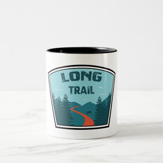 Long Trail Vermont Zweifarbige Tasse (Mittel)