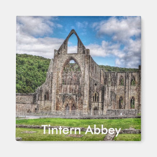 Long View Old Tintern Abbey, Wales, Vereinigtes Kö Magnet