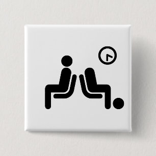 Long Wait Sign Button
