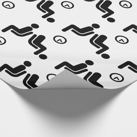 Long Wait Sign Geschenkpapier (Ecke)