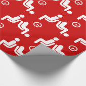 Long Wait Sign Geschenkpapier (Ecke)