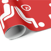 Long Wait Sign Geschenkpapier (Rolleneckpunkt)