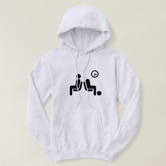 Long Wait Sign Hoodie (Design vorne)