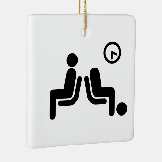 Long Wait Sign Keramikornament (Rechts)