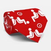 Long Wait Sign Krawatte (Gerollt)