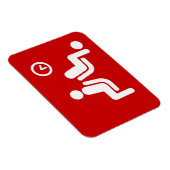 Long Wait Sign Magnet (Rechte Seite)