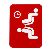 Long Wait Sign Magnet (Vertikal)