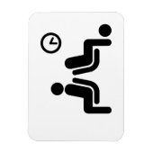 Long Wait Sign Magnet (Vertikal)