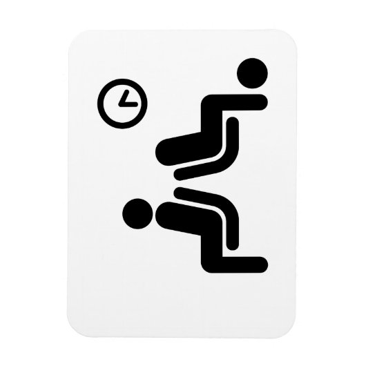 Long Wait Sign Magnet (Vertikal)