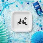 Long Wait Sign Pappteller (Party)