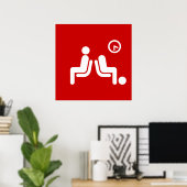 Long Wait Sign Poster (Heimbüro)