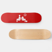 Long Wait Sign Skateboard (Horizontal)