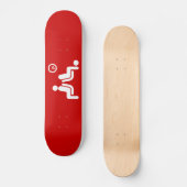 Long Wait Sign Skateboard (Vorderseite)