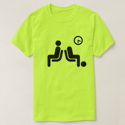 Long Wait Sign T-Shirt (Design vorne)
