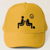 Long Wait Sign Truckerkappe (Vorderseite)