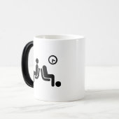 Long Wait Sign Verwandlungstasse (Vorderseite Links)