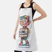 Long Weekend Meme Style Schürze (InSitu)