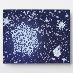 Long Winter's Night Plaque Fotoplatte