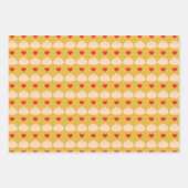 Longan Wrapping Paper Liebe Dumpling Geschenkpapier Set (Vorderseite 3)
