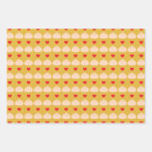 Longan Wrapping Paper Liebe Dumpling Geschenkpapier Set (Vorderseite)