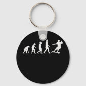 Longboard Downhill-Evolution Schlüsselanhänger (Vorderseite)