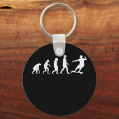 Longboard Downhill-Evolution Schlüsselanhänger (Vorderseite)