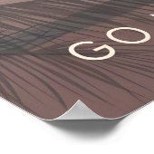 Longboard fahren Reisen Poster (Ecke)