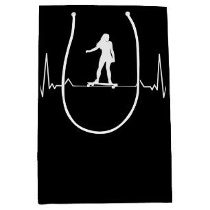 Longboard girl Heartbeat Mittlere Geschenktüte