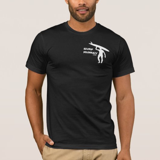 Longboarder Silhouette T-Shirt (Vorderseite)