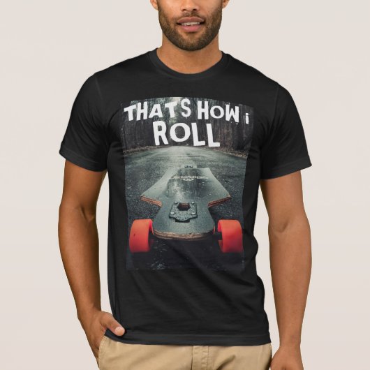 LONGBOARDING SKATEBOARDER LONGBOARD T - SHIRT (Vorderseite)