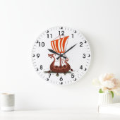 Longboat Große Wanduhr (Zuhause)