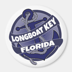 Longboat-Schlüsselflorida-Ankerstrudelmagnet Magnet