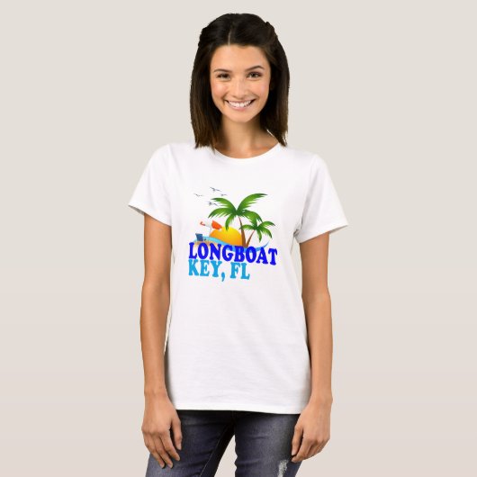 Longboat Schlüsselflorida. .png T-Shirt (Vorne ganz)