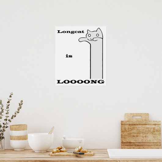 Longcat ist lang poster (Küche)