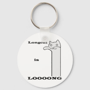 Longcat ist lang schlüsselanhänger